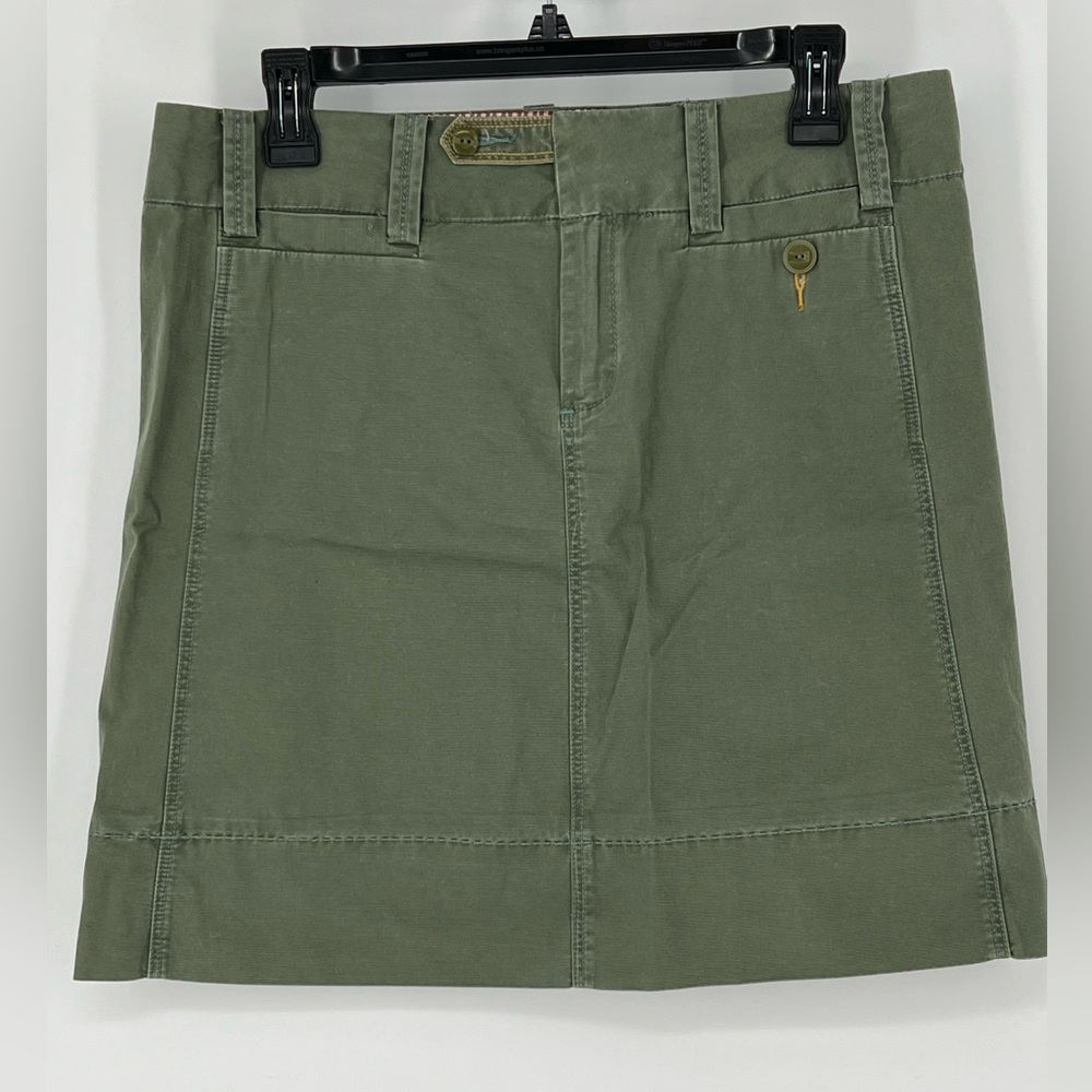 G1 SPRING GOODS NWT MILITARY INSPIRED MINI SKIRT,‎ Olive Green, WELL CONSTRUCTED